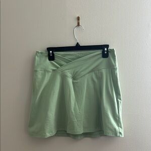PINK Victoria's Secret Green Crossover Mini Skirt